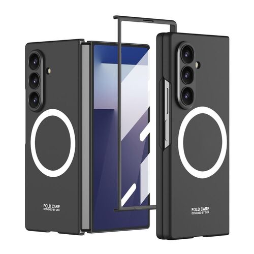 F�r Samsung Galaxy Z Fold7 GKK MagSafe Integrierte d�nne H�lle Schwarz