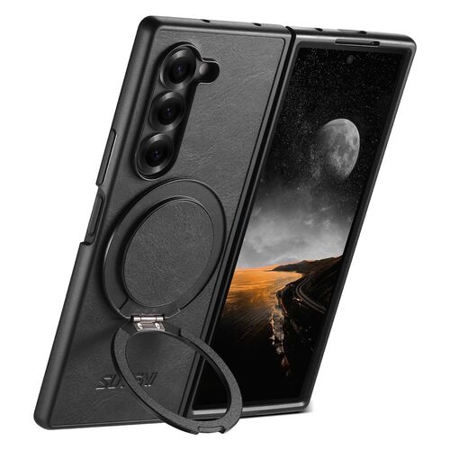 F�r Samsung Galaxy Z Fold7 Suteni MagSafe 360 Grad Ring H�lle Schwarz