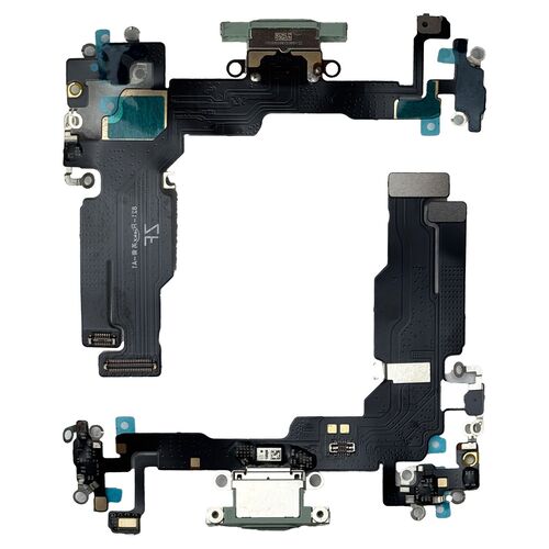 F�r Apple iPhone 15 Ladeanschluss Dock Connector Reparatur Ersatzteil Gr�n