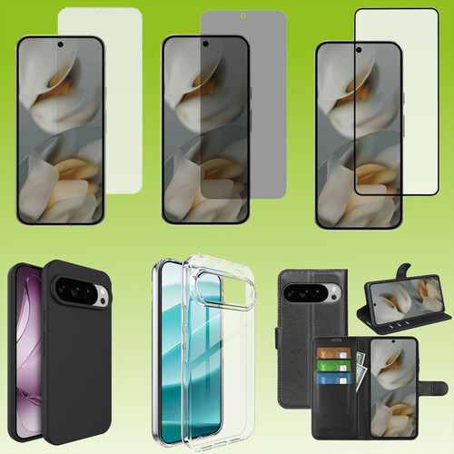 F�r Google Pixel 10 Pro XL Schutz Cover HandyH�lle Tasche TPU Hart Glas AUSWAHL