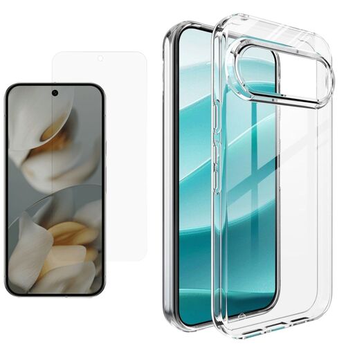 F�r Google Pixel 10 Pro XL Schutz Cover HandyH�lle Tasche TPU Hart Glas AUSWAHL 