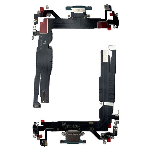 F�r Apple iPhone 16 Ladeanschluss Dock Connector Reparatur Ersatzteil Gr�n