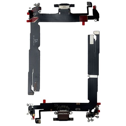 F�r Apple iPhone 16 Plus Ladeanschluss Dock Connector Reparatur Ersatzteil Schwarz