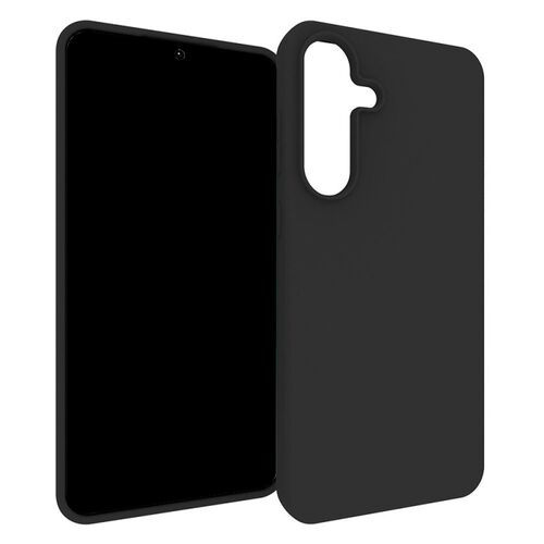 F�r Samsung Galaxy S25 FE Silikon TPU Schutz H�lle Flexibel Schwarz