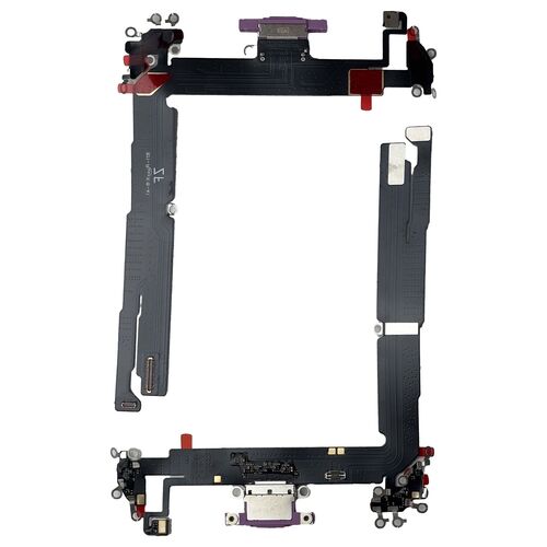 F�r Apple iPhone 16 Plus Ladeanschluss Dock Connector Reparatur Ersatzteil Pink