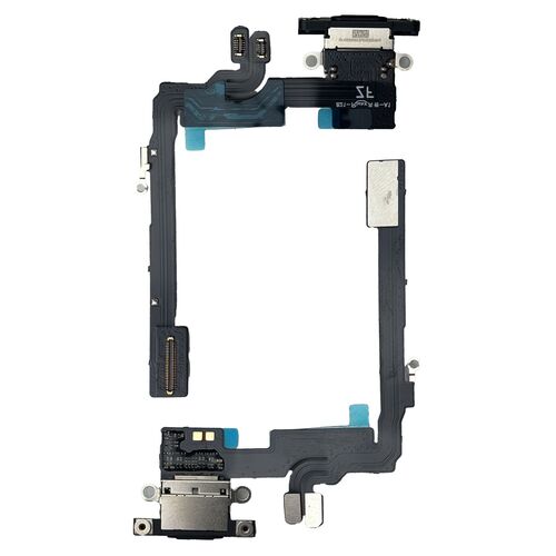F�r Apple iPhone 16 Pro Ladeanschluss Dock Connector Reparatur Ersatz Schwarz