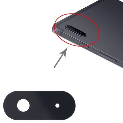 F�r Samsung Galaxy Tab S7 FE SM-T730  SM-T736B Kamera Linse R�ckseite Ersatzteil