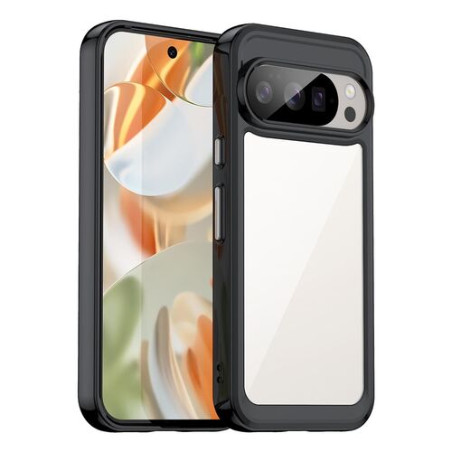 F�r Google Pixel 10 / 10 Pro Colorful Series TPU / Acryl H�lle Schwarz