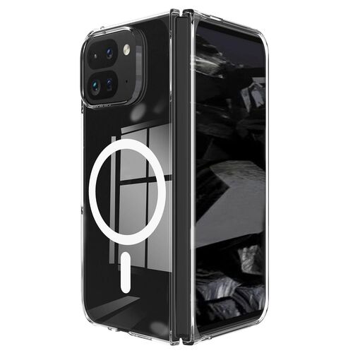 F�r Google Pixel 10 Pro Fold Kunststoff MagSafe H�lle Case Transparent