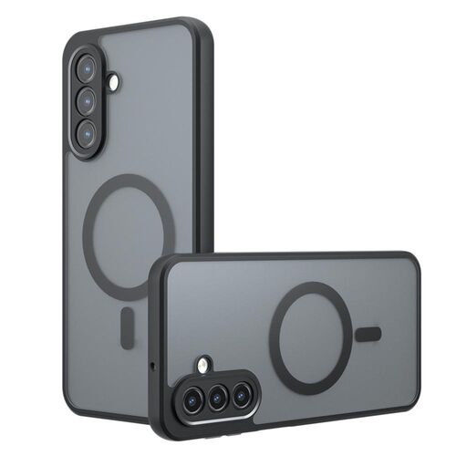 F�r Samsung Galaxy A17 5G / 4G Armor MagSafe Schutz H�lle Schwarz