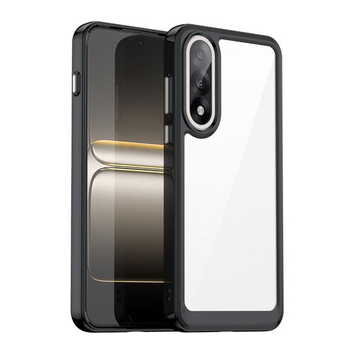 F�r OnePlus Nord 5 Colorful Series TPU / Acryl Schutz H�lle Schwarz