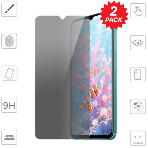 F�r Samsung Galaxy A17 5G / 4G 2x 2.5D Privacy Display 9H Hart Glas