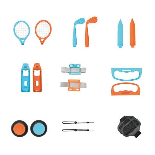 F�r Nintendo Switch 2 18-in-1 Motion-Sensor Game Set Blau / Rot