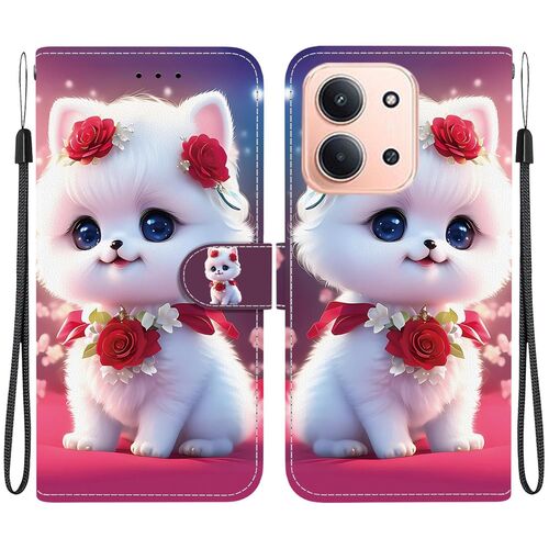 F�r Xiaomi Redmi 15C 5G / 4G / Poco C85 Design Kunstleder Wallet H�lle