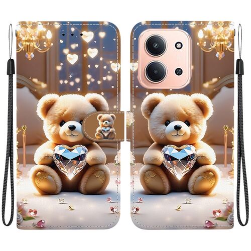 F�r Xiaomi Redmi 15C 5G / 4G / Poco C85 Design Kunstleder Wallet H�lle