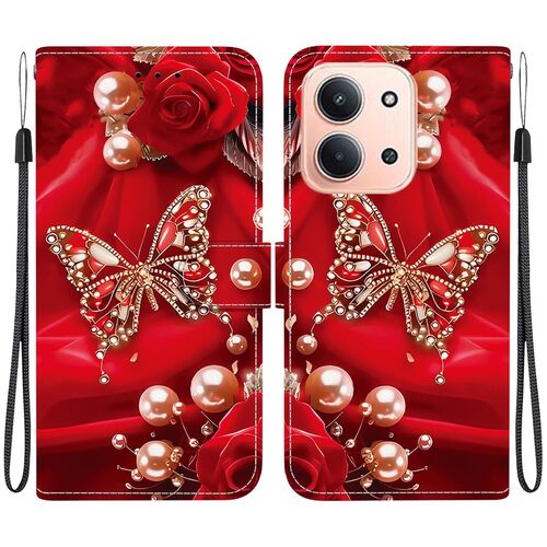 F�r Xiaomi Redmi 15C 5G / 4G / Poco C85 Design Kunstleder Wallet H�lle