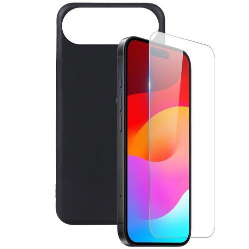 F�r Apple iPhone 17 Air H�lle & Tasche Set TPU / Kunstleder + Schutzglas w�hlbar 