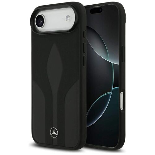 Mercedes Apple Leather The Move MagSafe iPhone 17 Air H�lle Schwarz