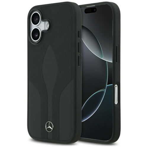 Mercedes Apple Leather The Move MagSafe iPhone 17 Schutzh�lle Schwarz