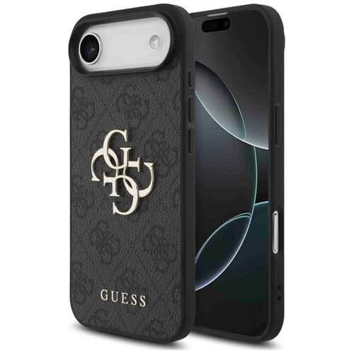 Guess Apple iPhone 17 Air 4G Big Logo Schutzh�lle Case Cover Schwarz