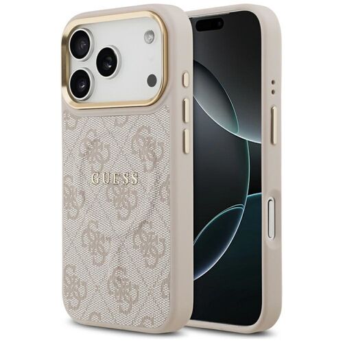 Guess Apple iPhone 17 Pro 4G PU Classic Logo MagSafe Schutzh�lle Pink