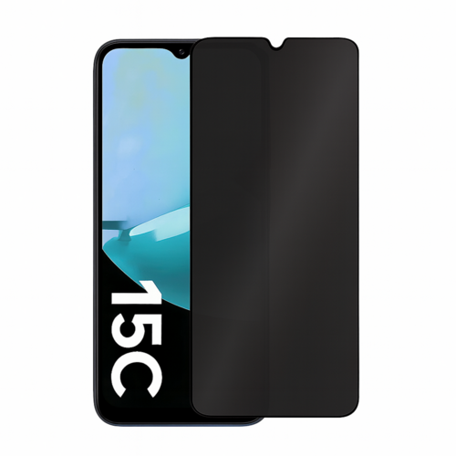 F�r Xiaomi Redmi 15C 5G / 4G 1x 2.5D Privacy Display 9H Hart Glas