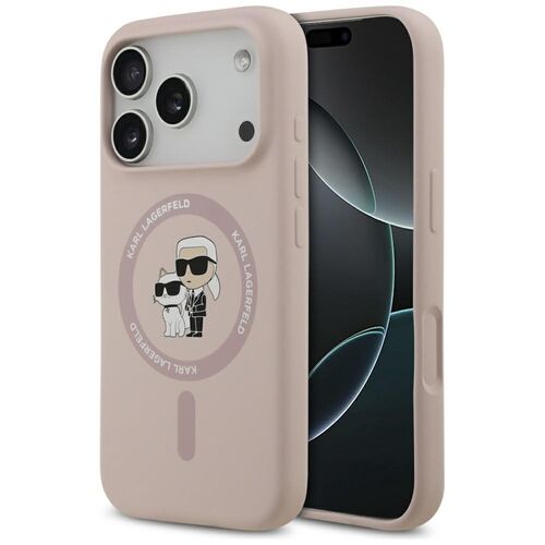 Karl Lagerfeld Apple iPhone 17 Pro Silic. Karl&Choupette Ring MagSafe