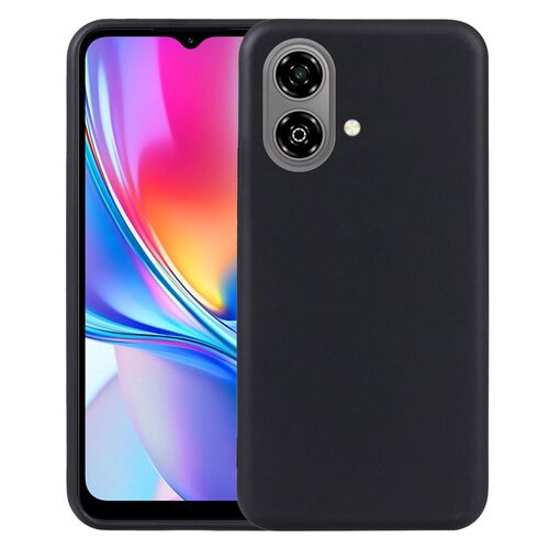 F�r ZTE Blade A35e 4G Silikon TPU Schutz H�lle Flexibel D�nn Schwarz