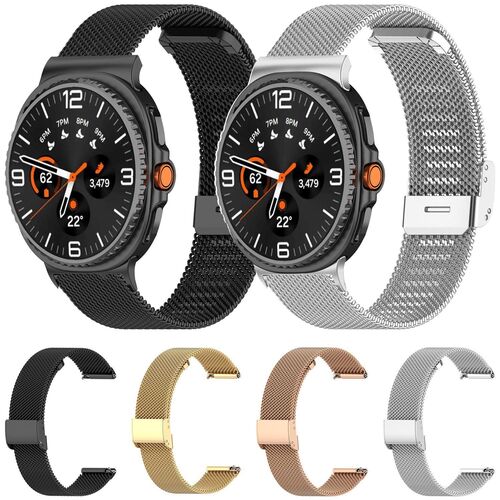 F�r Samsung Galaxy Watch 8 / 8 Classic xDfind Edelstahl Mesh Ersatz Armband