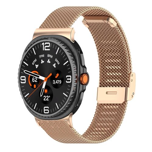 F�r Samsung Galaxy Watch 8 / 8 Classic xDfind Edelstahl Mesh Ersatz Armband 