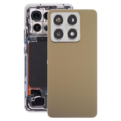 F�r Xiaomi 14T Akkudeckel Backcover Ersatzteil Reparatur Gold