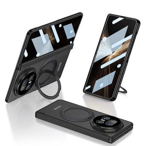 F�r Honor Magic V5 GKK Magnetische H�lle mit 360 Grad Ring Schwarz
