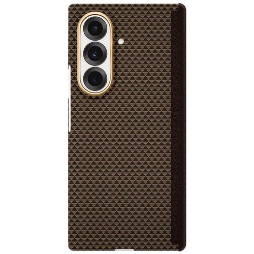 F�r Samsung Galaxy Z Fold7 Nanofaser Design MagSafe Schutz H�lle Braun