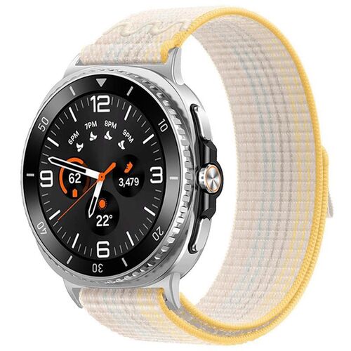 F�r Samsung Galaxy Watch 8 / 8 Classic Nylon Armband Klettverschluss