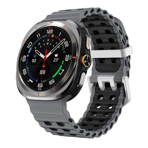 Ocean Two Color Silikon Armband f�r Samsung Galaxy Watch Ultra / Ultra 2025 