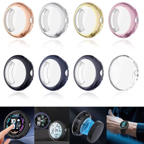 TPU H�lle f�r Google Pixel Watch 4 45mm 41mm Full Cover Electroplated Schutz