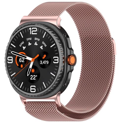 F�r Samsung Galaxy Watch 8 / 8 Classic Milan Magnet Armband Rosa