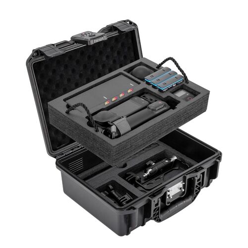 F�r Insta360 X5 / X4 Wasserdichter Schutzkoffer Zahlenschloss Schwarz