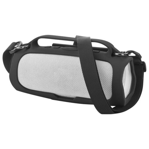 F�r JBL Charge 4 Sto�feste Silikon Schutzh�lle Schwarz