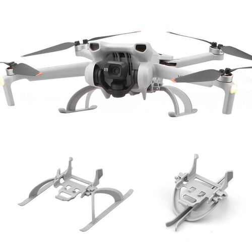 F�r DJI Mini 3 / 3 Pro Faltbares Landegestell Landing Gear Grau