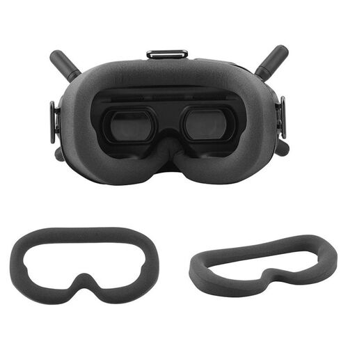 F�r DJI FPV Goggles V2 Silikon Eyecups Augenschutz Dunkelgrau