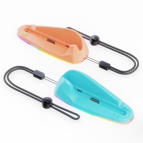 F�r Nintendo Switch 2 Maus und Controller Ladestation RGB Orange Blau