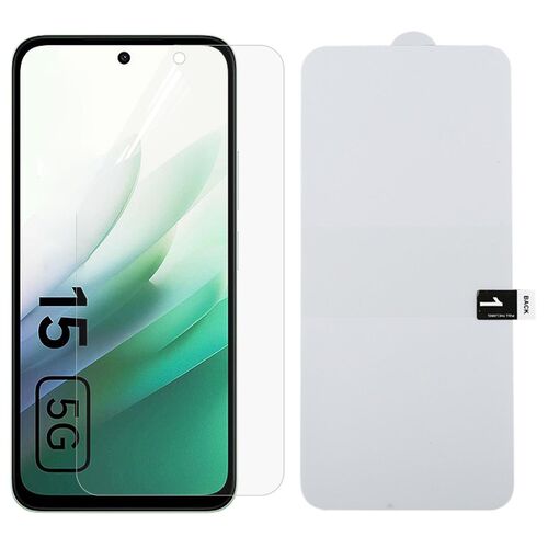 F�r Xiaomi Redmi 15 5G Full Front Screen Hydrogel Display Schutz Folie