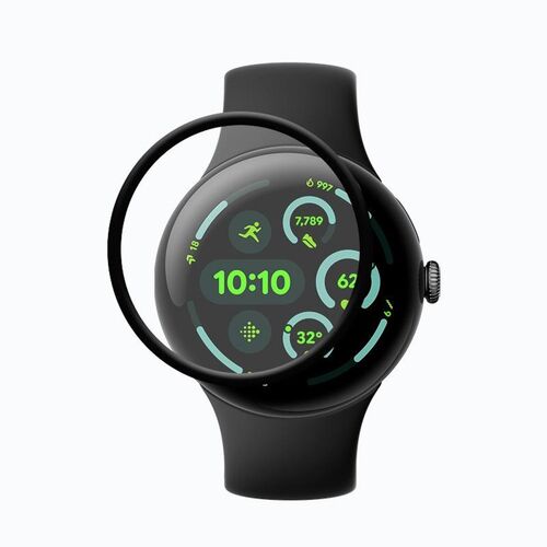 F�r Google Pixel Watch 4 45mm Plexiglas Display HD Full Schutz Folie