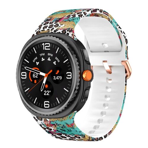 Silikon Motiv Design Armband f�r Samsung Galaxy Watch 8 / 8 Classic