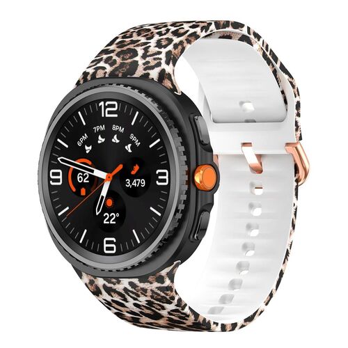 Silikon Armband f�r Samsung Galaxy Watch 8 40mm 44mm Classic 46mm Print Motiv 