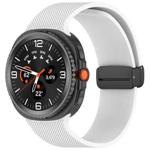 Silikon Armband mit Magnetverschluss f�r Samsung Galaxy Watch 8 / 8 Classic 