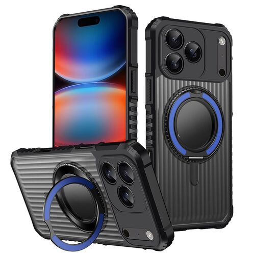 MagSafe H�lle f�r iPhone 17 Air Pro Max 360 Grad Ring Halter und Kameraschutz 