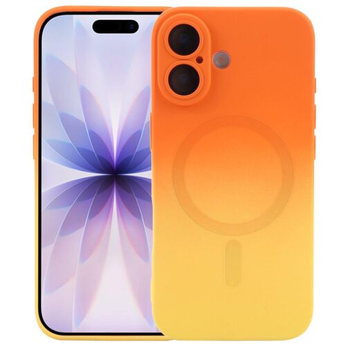 F�r Apple iPhone 17 Silikon MagSafe H�lle Farbverlauf & Linsenschutz