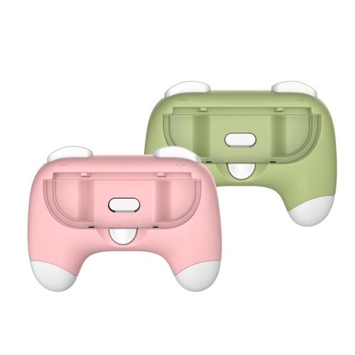 F�r Nintendo Switch 2 Joy-Con 2er Set Controller-Griffe Pink Gr�n